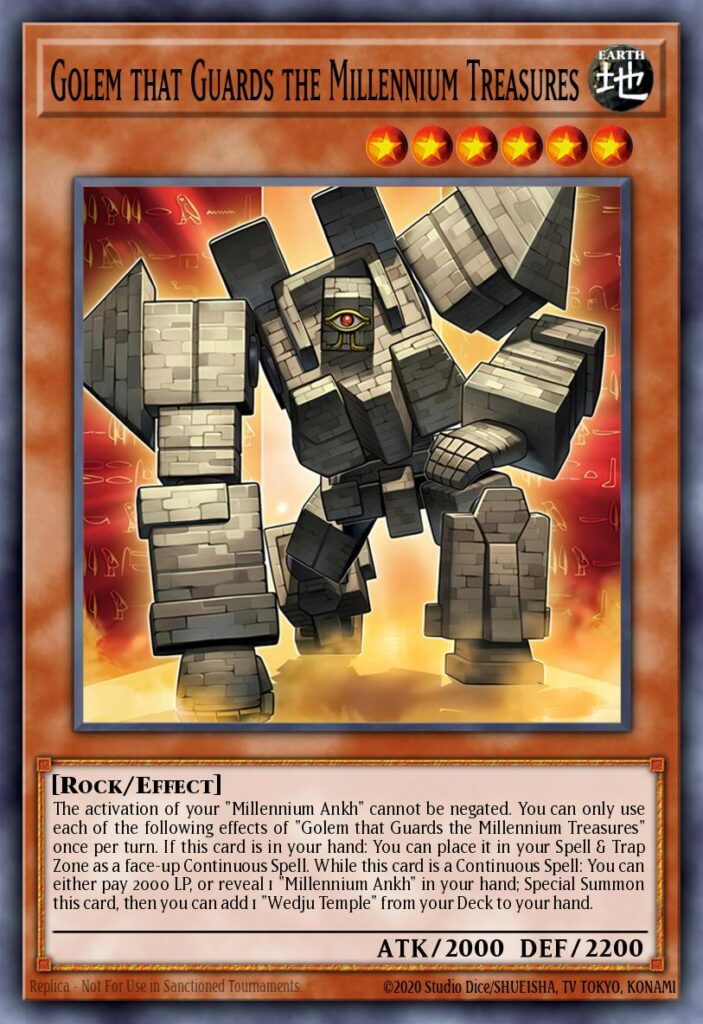 INFO-AE002 Golem that Guards the Millennium Treasures [N]